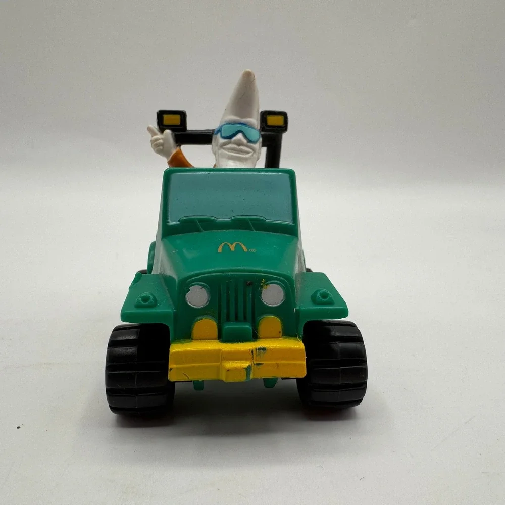 McDonalds Mac Tonight Happy Meal Toy Lot Kids Vintage 1988 Plane Jeep Jet Ski‎